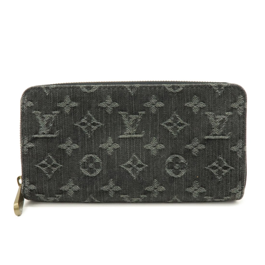 LOUIS VUITTON MONOGRAM DENIM ZIPPY LONG WALLET NOIR BLACK: Louis Vuitton Monogram Denim Zippy Long Wallet Noir Black Brand: Louis Vuitton Type: Wallet Material: Monogram denim Color: Noir Size: W19cm(7.48")H10.5cm(4.13")D2.5cm(0.98") Accessories: None