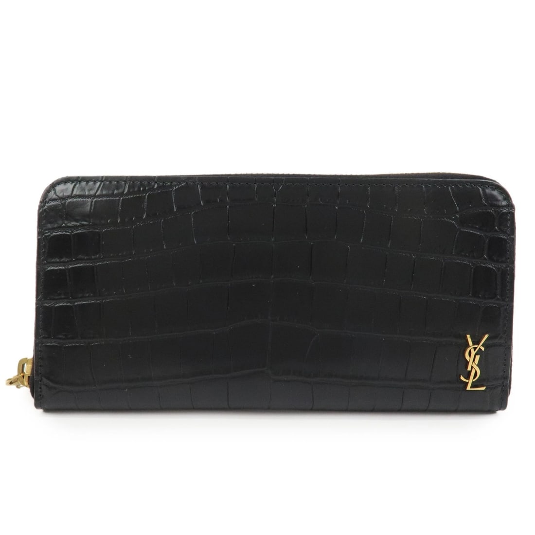SAINT LAURENT LOGO EMBOSS LEATHER ZIPPY LONG WALLET BLACK USED F/S: SAINT LAURENT Logo Emboss Leather Zippy Long Wallet Black Used F/S Brand: PRADA Type: coin case Material: Emboss Leather Color: Black Size: W19cm(7.48")H9cm(3.54")D2cm(0.79") Accessories: None