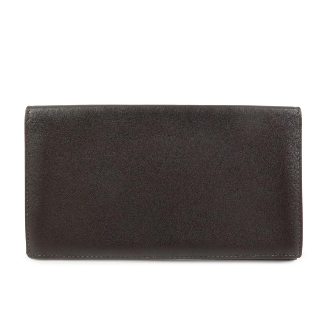 HERMES MC2 FLEMING VEAU SWIFT LONG WALLET DARK (1 of 6)