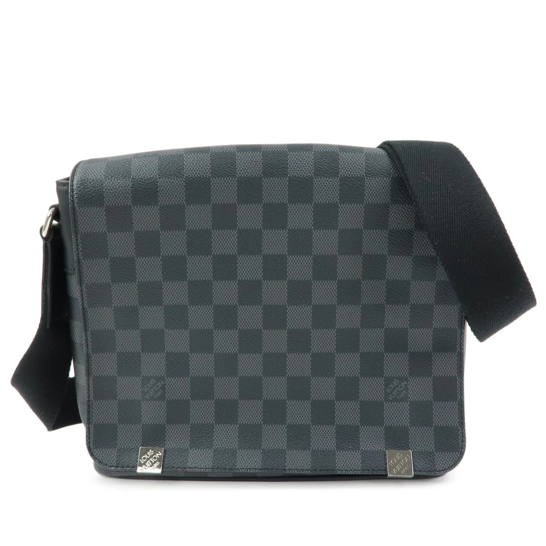 LOUIS VUITTON DAMIER GRAPHITE DISTRICT PM NM CROSSBODY BAG: Louis Vuitton Damier Graphite District PM NM Crossbody Bag Brand: louis vuitton Type: crossbody bag Material: Damier Canvas , Leather Color: Damier Graphite Size: W26cm(10.24")H24cm(9.45")D7cm(2.76") 