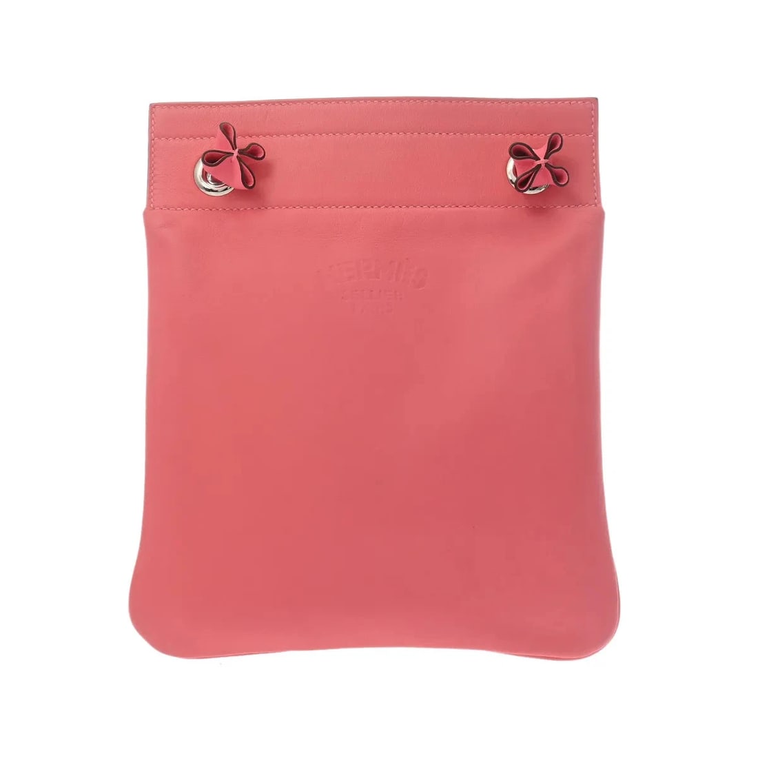HERMES HANDBAG SHOULDER BAG SWIFT LEATHER SILVER: Hermes Handbag Shoulder Bag Swift Leather Silver Brand: Hermes Type: Shoulder Bag Material: Exterior Material Swift Leather Color: Exterior Color Silver Size: W 19cm / H 23cm Accessories: None