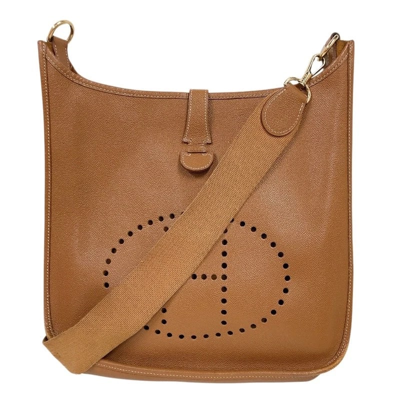 HERMES EVELYNE 1GM GOLD SHOULDER BAG E STAMP: HERMES Evelyne 1GM Gold Shoulder Bag E Stamp Brand: Hermes Type: Shoulder Bag Material: none Color: Exterior Color Gold Size: W32cm x H32cm x D7cm Accessories: None Accessories Notice: Whe