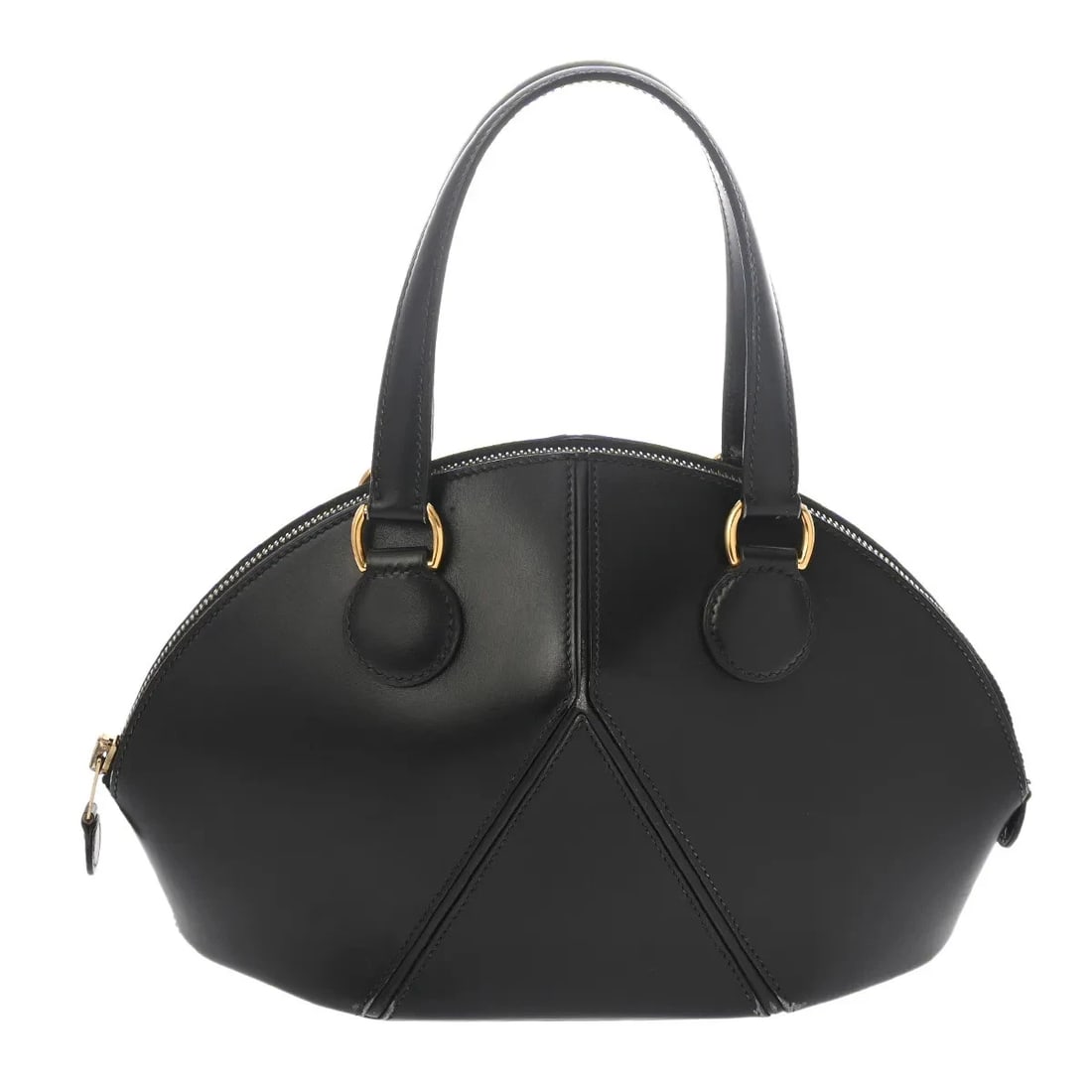 HERMES HANDBAG HANDBAG BOX CALF BLACK, GOLD: Hermes Handbag Handbag Box Calf Black, Gold Brand: Hermes Type: Handbag Material: Box Calf Color: Black, Gold Size: W 25cm / H 18cm / D 10cm Accessories: None Accessories Notice: When purc