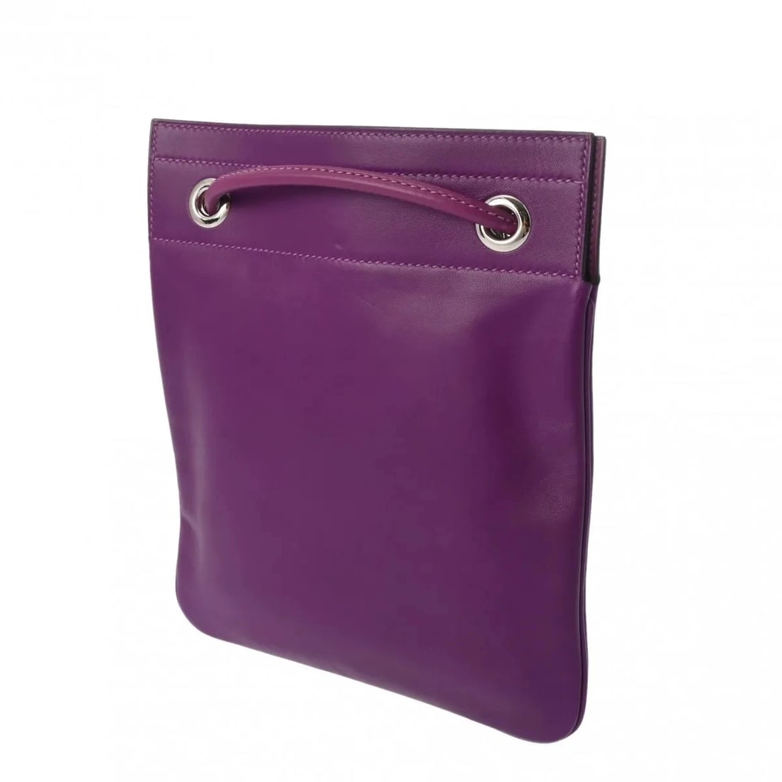 HERMES HANDBAG SHOULDER BAG SWIFT LEATHER SILVER: Hermes Handbag Shoulder Bag Swift Leather Silver Brand: Hermes Type: Shoulder Bag Material: Swift Leather Color: Silver Size: W 20cm / H 23cm Accessories: None Accessories Notice: When pur