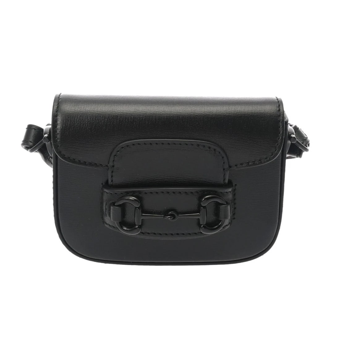 GUCCI WAY SHOULDER BAG LEATHER BLACK: Gucci WAY Shoulder Bag Leather Black Brand: Gucci Type: Shoulder Bag Material: Leather Color: Black Size: W 12cm / H 8.5cm / D 4.5cm Accessories: None Accessories Notice: When purchasing p