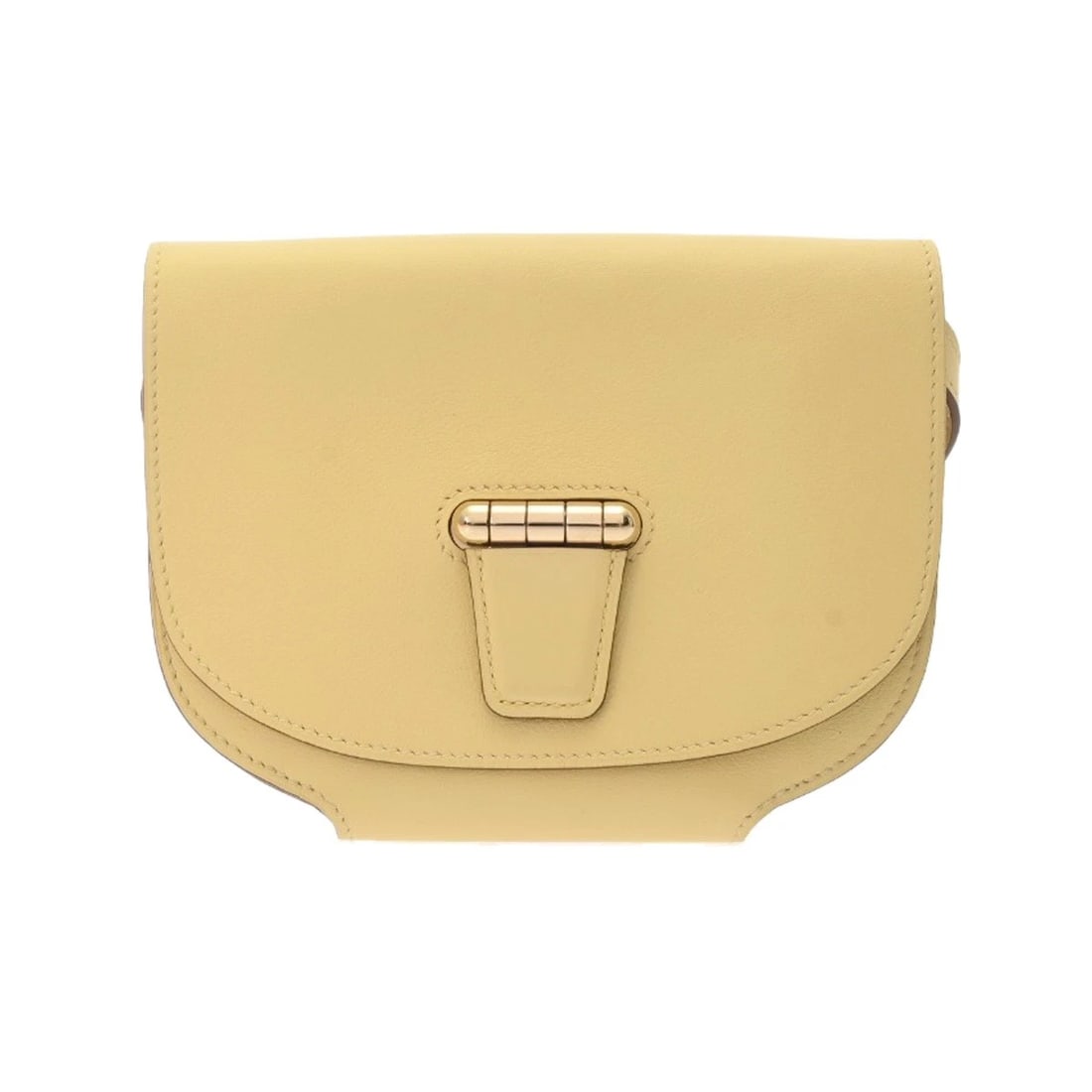 HERMES HANDBAG SHOULDER BAG SWIFT LEATHER GOLD, YELLOW: Hermes Handbag Shoulder Bag Swift Leather Gold, Yellow Brand: Hermes Type: Shoulder Bag Material: Swift Leather Color: Gold, Yellow Size: W 15cm / H 11.5cm / D 3cm Accessories: None Access