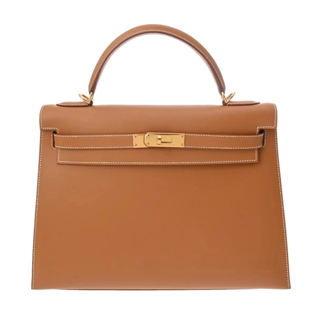 HERMES KELLY HANDBAG GOLD: Hermes Kelly Handbag Gold Brand: Hermes Type: Handbag Material: none Color: Gold Size: W 33cm / H 23cm / D 12cm Accessories: None Accessories Notice: When purchasing pre-owned goods, pleas