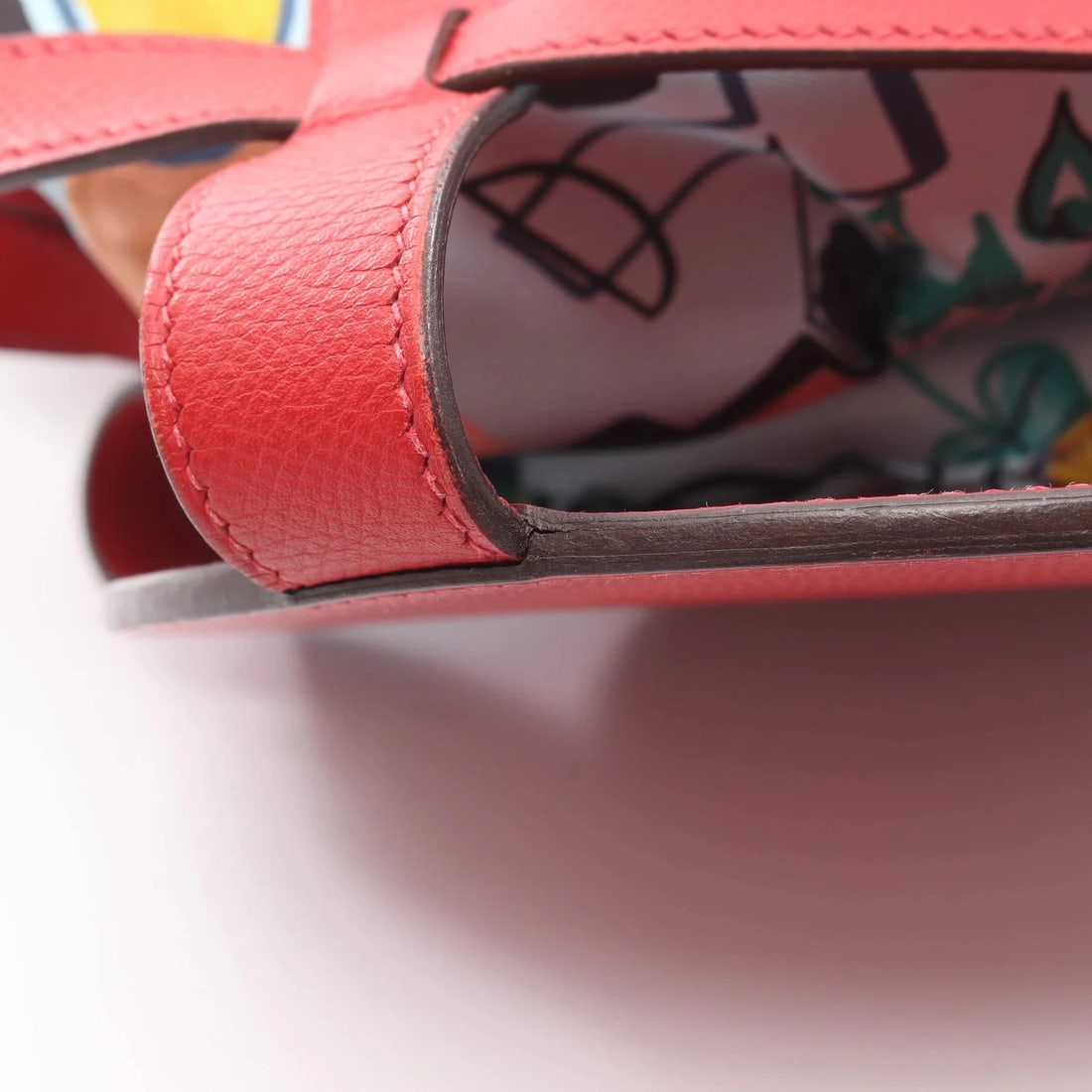HERMES HANDBAG RED - 3