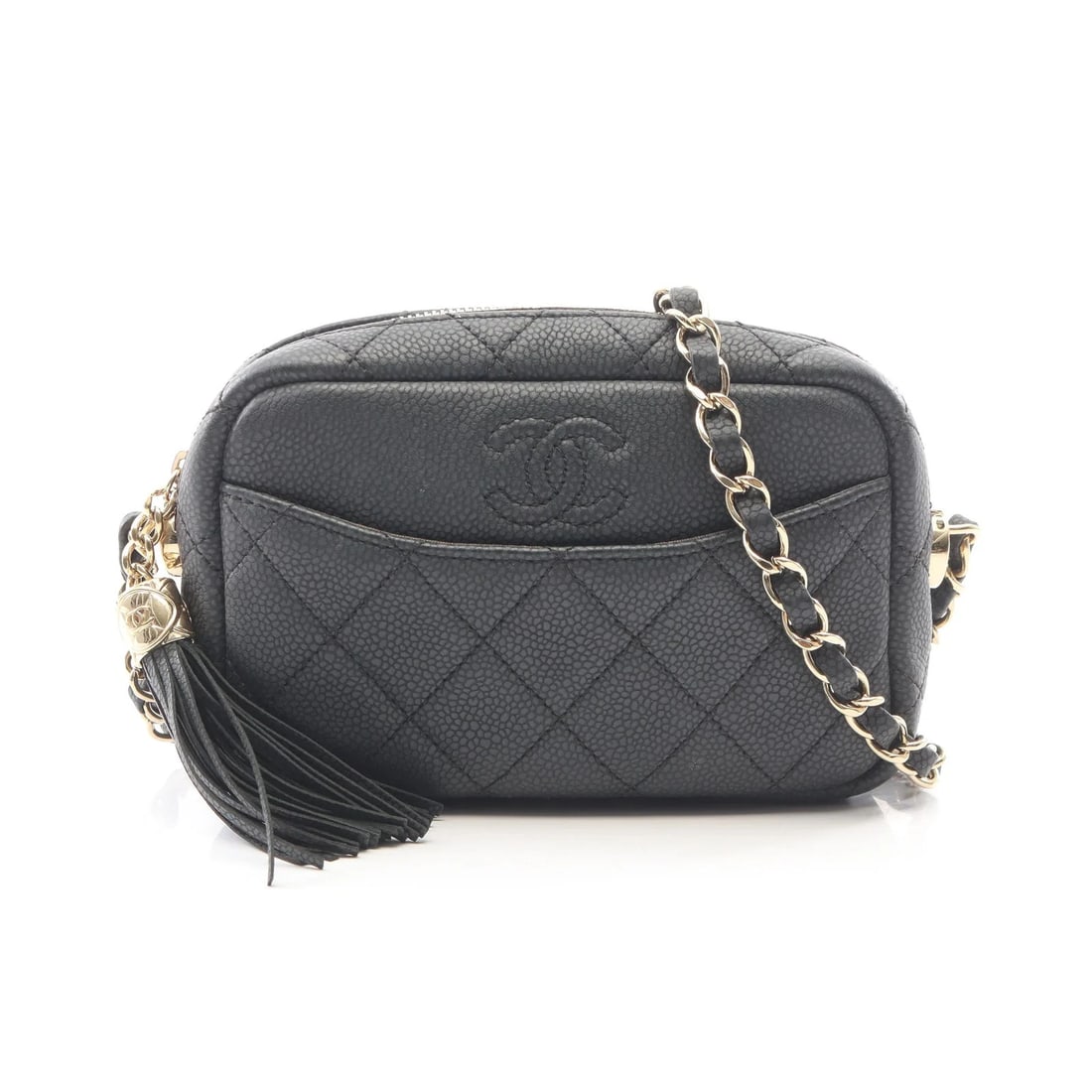 CHANEL MATELASSE SHOULDER BAG GRAY LEATHER: Chanel Matelasse Shoulder Bag Gray Leather Brand: Chanel Type: Shoulder Bag Material: Leather Color: Gray Size: W16cm x H10cm x D5cm Accessories: None Accessories Notice: When purchasing p