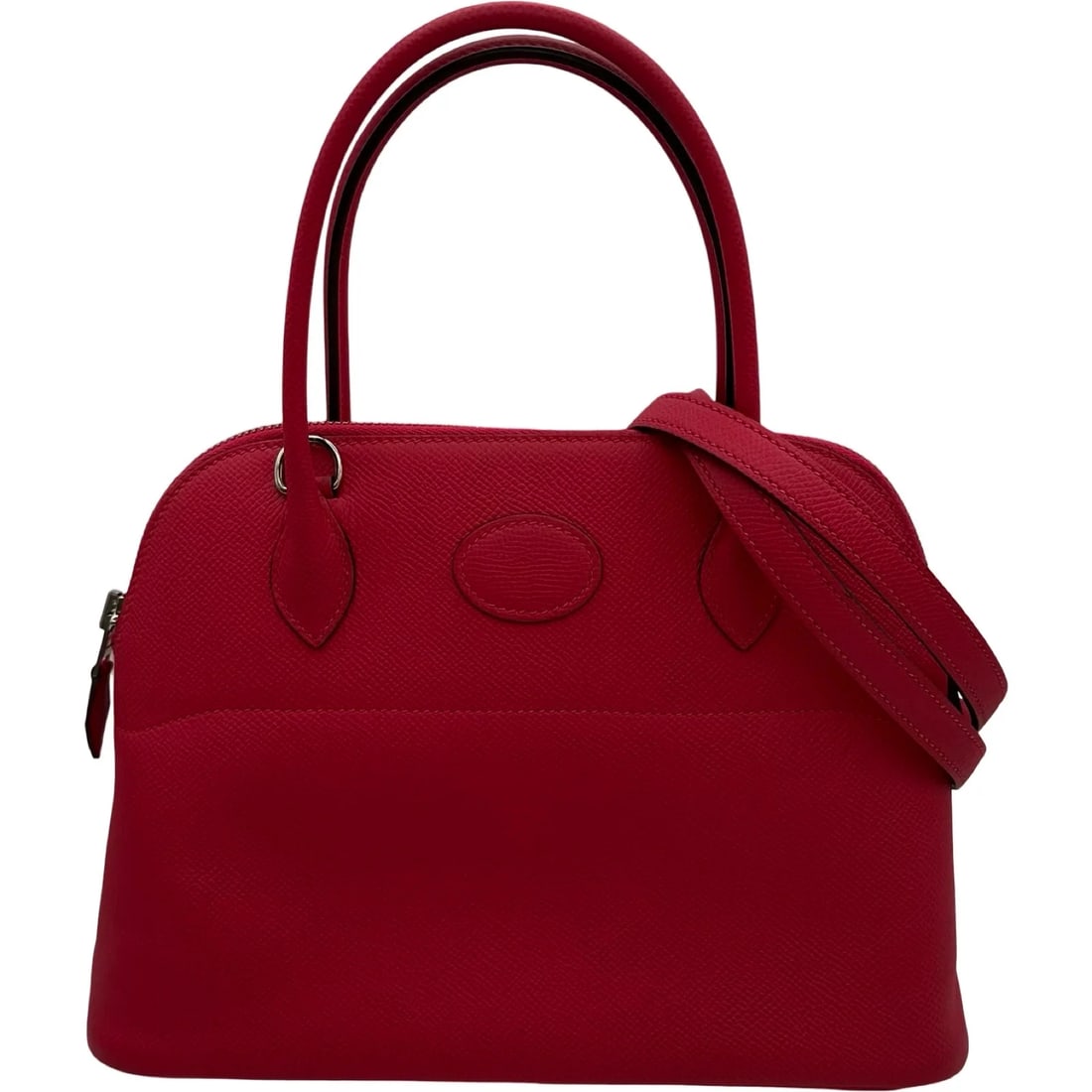 HERMES BOLIDE 27 EPSOM LEATHER SHOULDER BAG: HERMES Bolide 27 Epsom Leather Shoulder Bag Brand: Hermes Type: Shoulder Bag Material: Epsom Leather Color: none Size: W25cm x H18.5cm x D9cm Accessories: None Accessories Notice: When pur