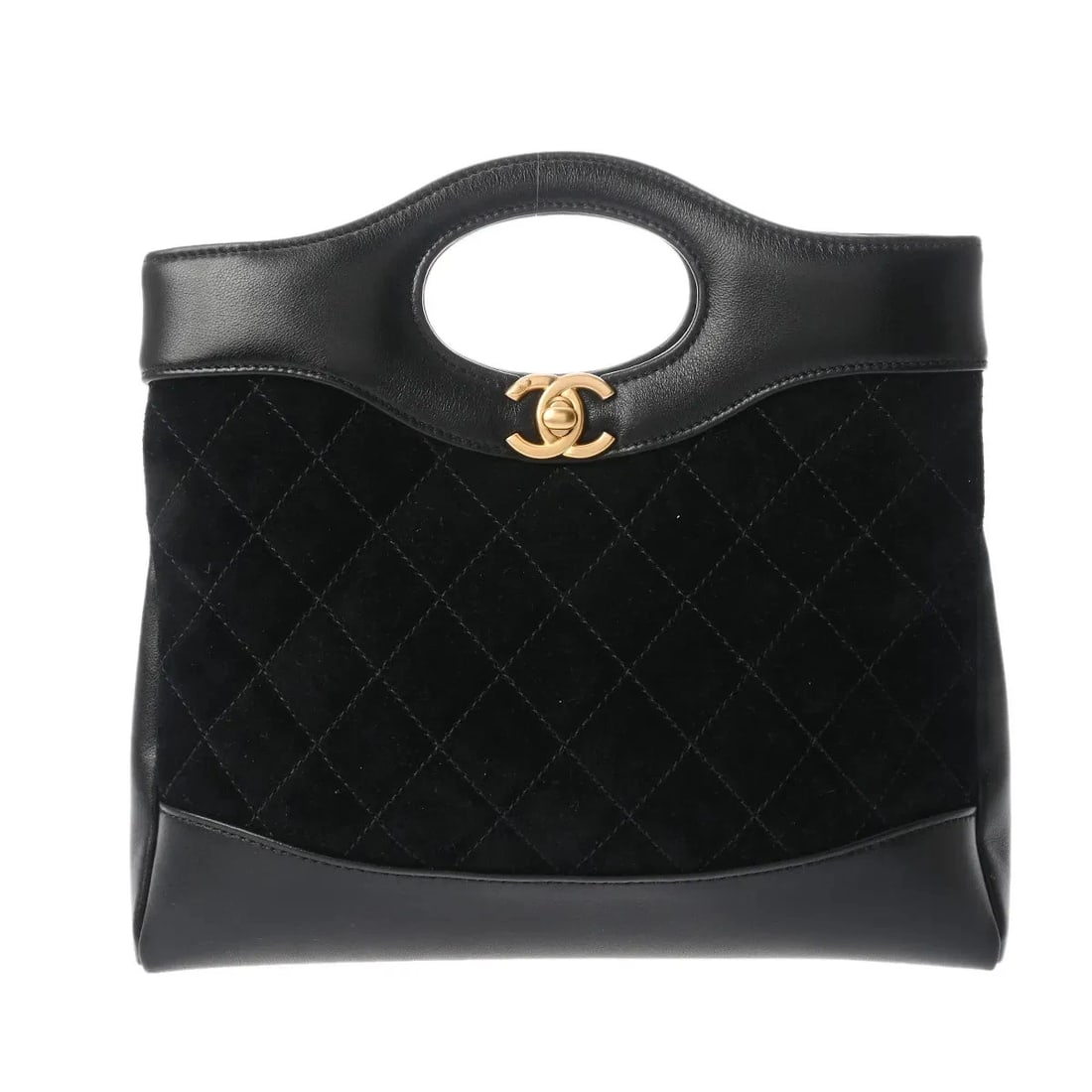 CHANEL WAY SHOULDER BAG CALFSKIN BLACK, GOLD: Chanel WAY Shoulder Bag Calfskin Black, Gold Brand: Chanel Type: Shoulder Bag Material: Calfskin Color: Black, Gold Size: W 23.5cm / H 23cm / D 5cm Accessories: None Accessories Notice: Wh