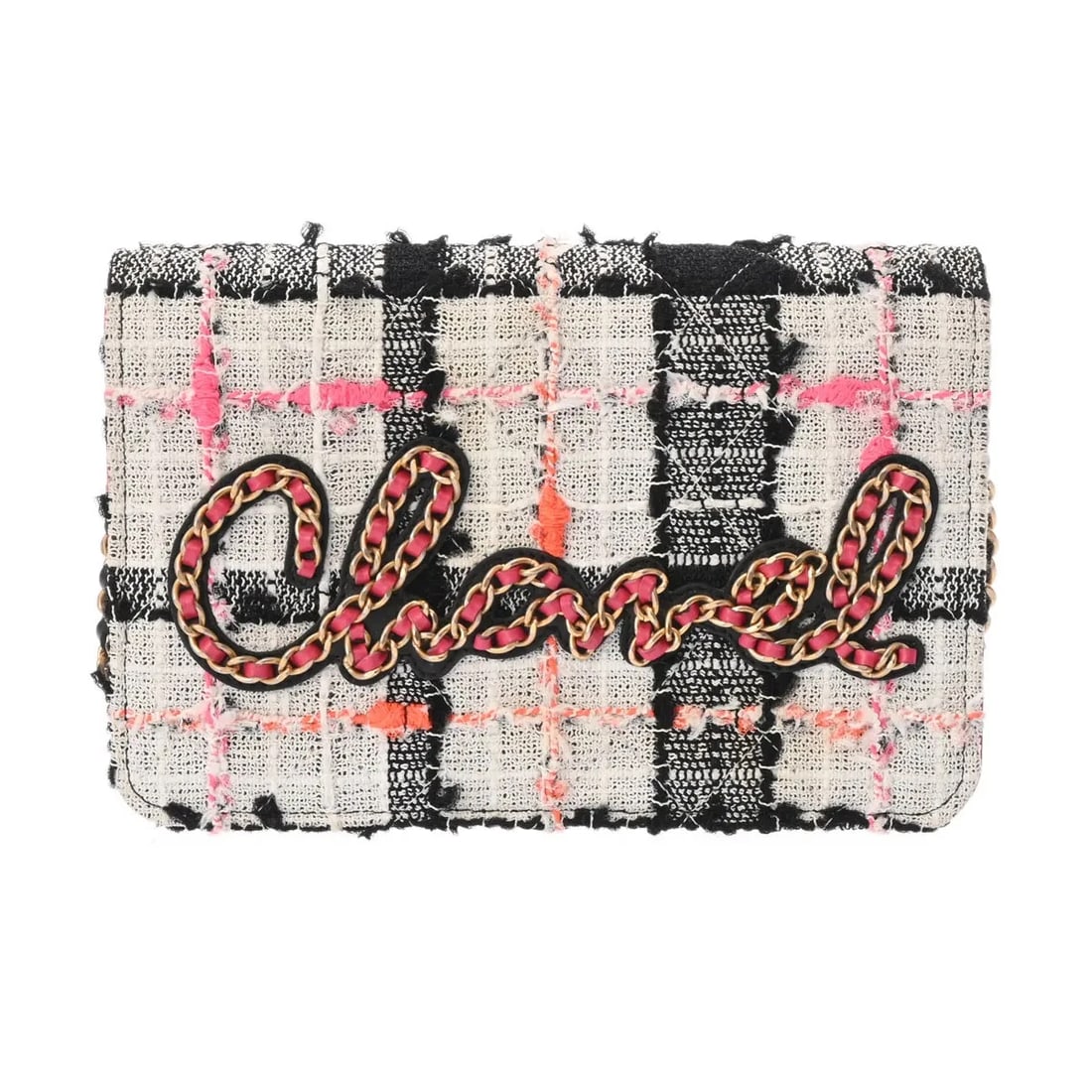 CHANEL CHAIN WALLET SHOULDER BAG SILVER, GOLD, PINK: Chanel Chain Wallet Shoulder Bag Silver, Gold, Pink Brand: Chanel Type: Shoulder Bag Material: none Color: Silver, Gold, Pink Size: W 19.5cm / H 12.5cm / D 4cm Accessories: None Accessorie