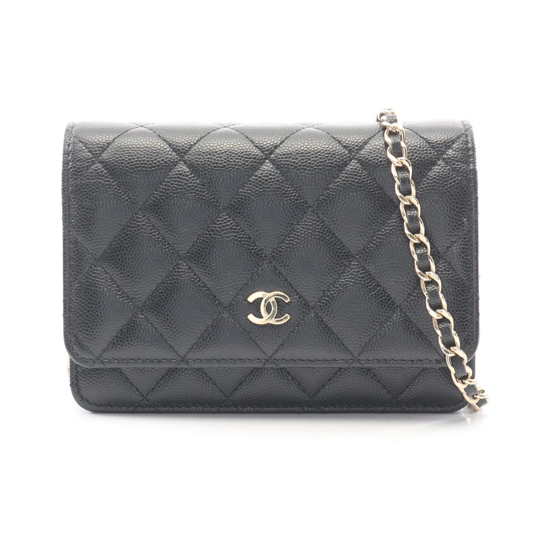 CHANEL MATELASSE SHOULDER BAG BLACK LEATHER: Chanel Matelasse Shoulder Bag Black Leather Brand: Chanel Type: Shoulder Bag Material: Leather Color: Black Size: W15cm x H11cm x D3/3cm Accessories: None Accessories Notice: When purchasi