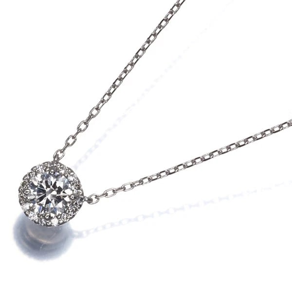 VENDOME NECKLACE DIAMONDGRACE 950 850 PLATINUM: VENDOME Necklace DiamondGrace 950 850 Platinum Brand: VENDOME Type: Necklace Material: 950 / 850 / Platinum, Main Stone/Creation NATURAL Color: Silver Size: Necklace length: 37 / 40cm Pendant size: Di