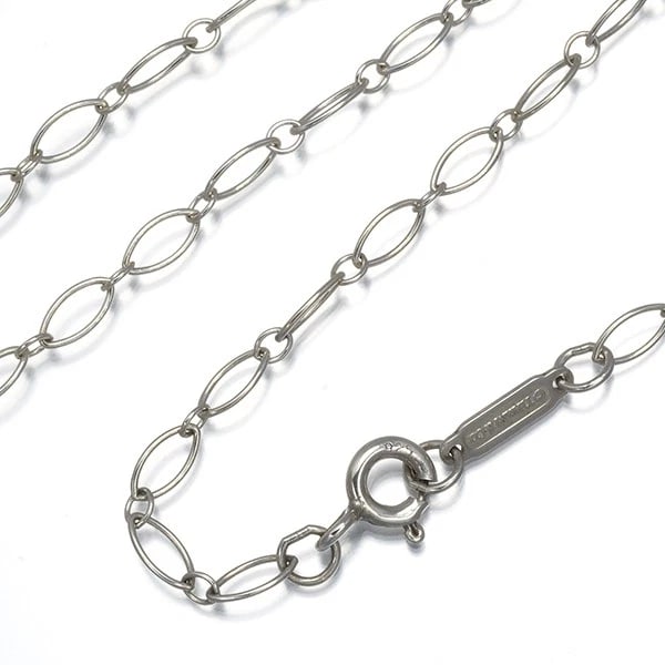 TIFFANY&CO. CHAIN NECKLACE OVAL LINK LONG925: Tiffany&Co. Chain Necklace Oval Link Long925 Brand: Tiffany & Co. Type: Necklace Material: 925 / Sterling Silver, Color: Silver Size: Necklace length: 92cm Necklace width: 2.7mm Clasp width: 3.4mm