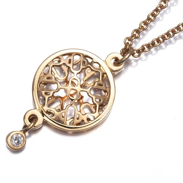 HERMES NECKLACE DIAMOND CHAINE D'ANCRE PASSERELLE: HERMES Necklace Diamond Chaine d'Ancre Passerelle Brand: HERMES Type: Necklace Material: 18K / 750 / Rose Gold, Main Stone/Creation NATURAL Color: Rose Gold Size: necklace length: 39 / 41cm Pendant si