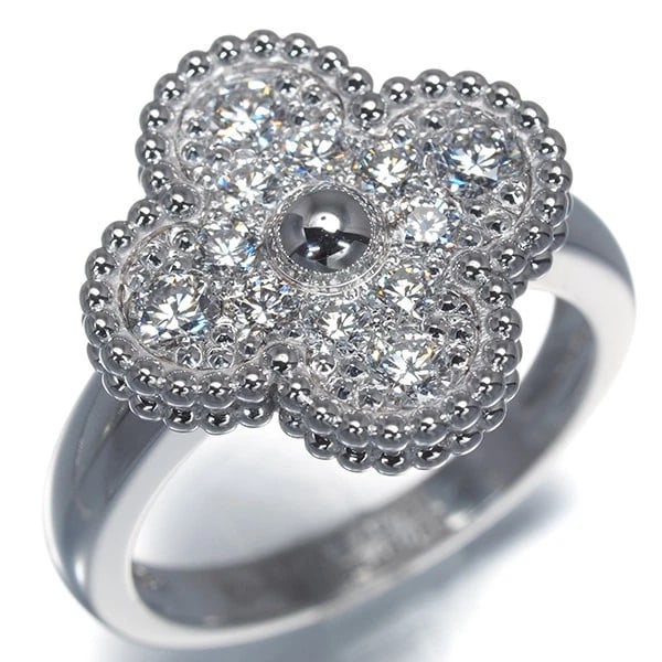 VAN CLEEF & ARPELS RING DIAMOND ALHAMBRA - 2