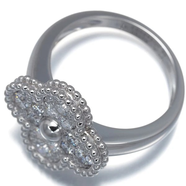 VAN CLEEF & ARPELS RING DIAMOND ALHAMBRA - 3