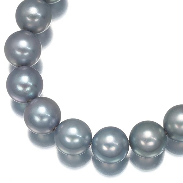 TASAKI NECKLACE GRAY AKOYA PEARL SILVER: TASAKI Necklace Gray Akoya Pearl Silver Brand: TASAKI Type: Necklace Material: SILVER, Color: silver Size: Necklace length: 43cm Accessories: None Accessories Notice: When purchasing pre-o