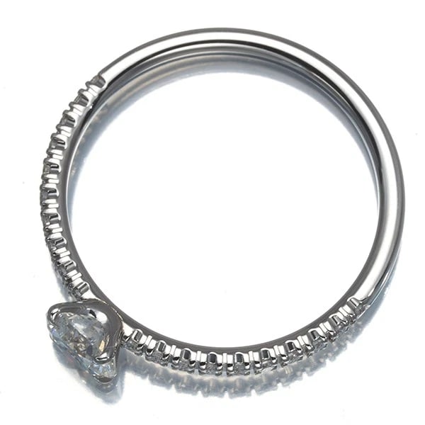 CARTIER RING DIAMOND SOLITAIRE PT 950 - 3