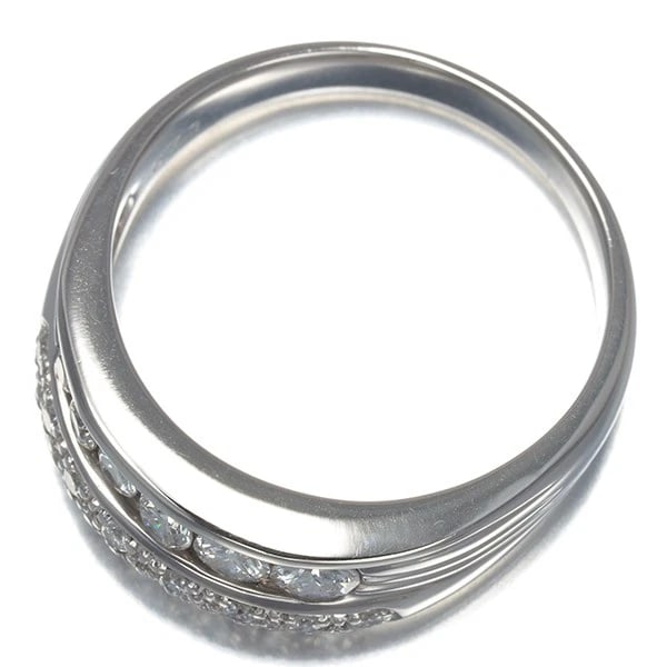 DIAMOND PAVED RING 900 PLATINUM - 3