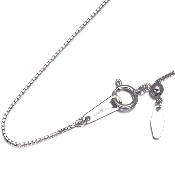 TASAKI CHAIN NECKLACE 18K 750 WHITE GOLD: TASAKI Chain Necklace 18K 750 White Gold Brand: TASAKI Type: Necklace Material: 18K / 750 / White Gold, Color: White gold Size: Necklace length: 45cm AdjUS table to short length with an extender. Neck