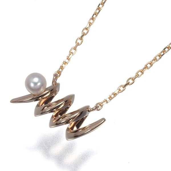 TASAKI NECKLACE AKOYA PEARL SURGE 18K 750 ROSE GOLD: TASAKI Necklace Akoya Pearl Surge 18K 750 Rose Gold Brand: TASAKI Type: Necklace Material: 18K / 750 / Rose Gold, Color: Rose Gold Size: Necklace length: 39 - 42cm Pendant size: 6.4 x 12.8mm Acces