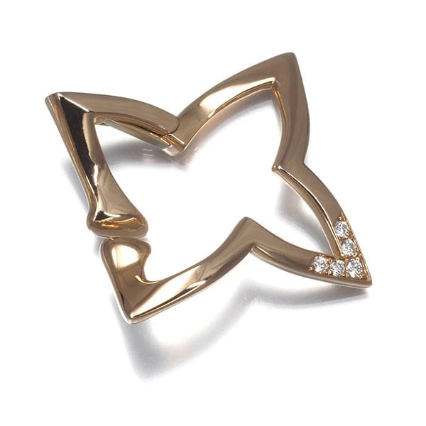 LOUIS VUITTON SINGLE EARRING DIAMOND - 2