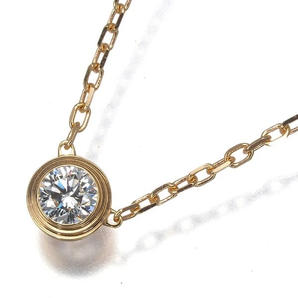 CARTIER NECKLACE DIAMOND D'AMOUR 18K: Cartier Necklace Diamond d'Amour 18K Brand: Cartier Type: Necklace Material: 18K / 750 / Rose Gold, Main Stone/Creation Natural Color: Rose Gold Size: Necklace length: 37 / 40cm Pendant size: Diameter