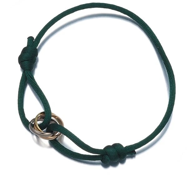 CARTIER BRACELET TRINITY 3COLOR GREEN: Cartier Bracelet Trinity 3color Green Brand: Cartier Type: Bracelet Material: 18K / 750 / Yellow Gold 18K / 750 / White Gold 18K / 750 / Rose Gold, Color: YG,Rose Gold,WG Size: Inner circumference: 13
