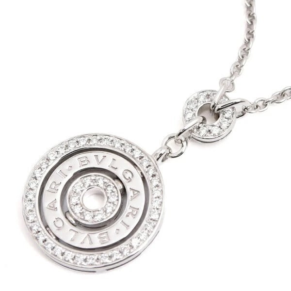 BVLGARI ASTRALE CERCHI DIAMOND NECKLACE 18K WHITE GOLD: Bvlgari Astrale Cerchi Diamond Necklace 18K White Gold Brand: Bvlgari Type: Necklace Material: 750 White Gold, Main Stone/Creation Natural Color: White Gold Size: Length Approx. 18.3 inches (46.5 cm) 