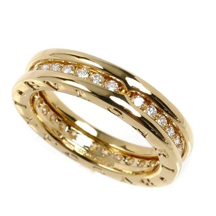BVLGARI RING K18YG: Bvlgari Ring K18YG Brand: Bvlgari Type: Ring Material: 750 Yellow Gold, Main Stone/Creation Natural Color: Yellow Gold Size: US 6.5–7 Accessories: None Accessories Notice: When purchasing