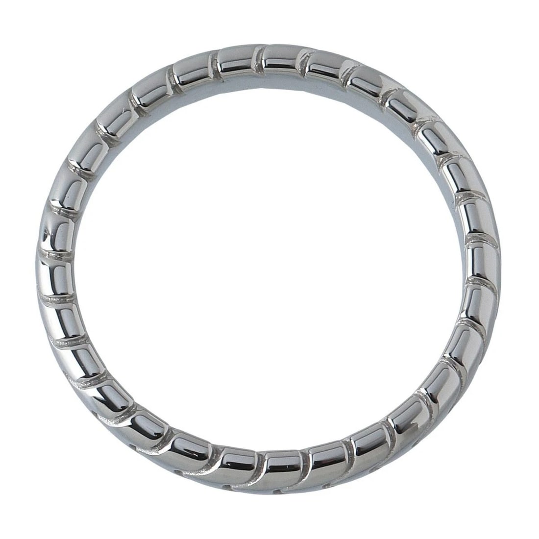 BVLGARI SPIGA RING PT950 BAND RING: BVLGARI Spiga Ring Pt950 Band Ring Brand: Bvlgari Type: Ring Material: Platinum950, Color: Silver Size: US : 5.75 Accessories: None Accessories Notice: When purchasing pre-owned goods, ple