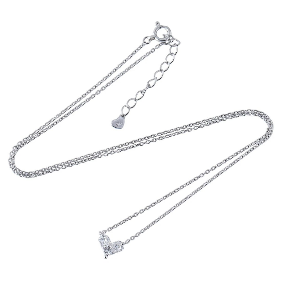 STAR JEWELRY MYSTERIOUS HEART DIAMOND NECKLACEPT950: STAR JEWELRY Mysterious Heart Diamond NecklacePt950 Brand: STAR JEWELRY Type: Necklace Material: Platinum 950, Main Stone/Creation natural Color: Silver Size: Pendant Size: Approx. 6.0 mm × 7.0 mm Ne