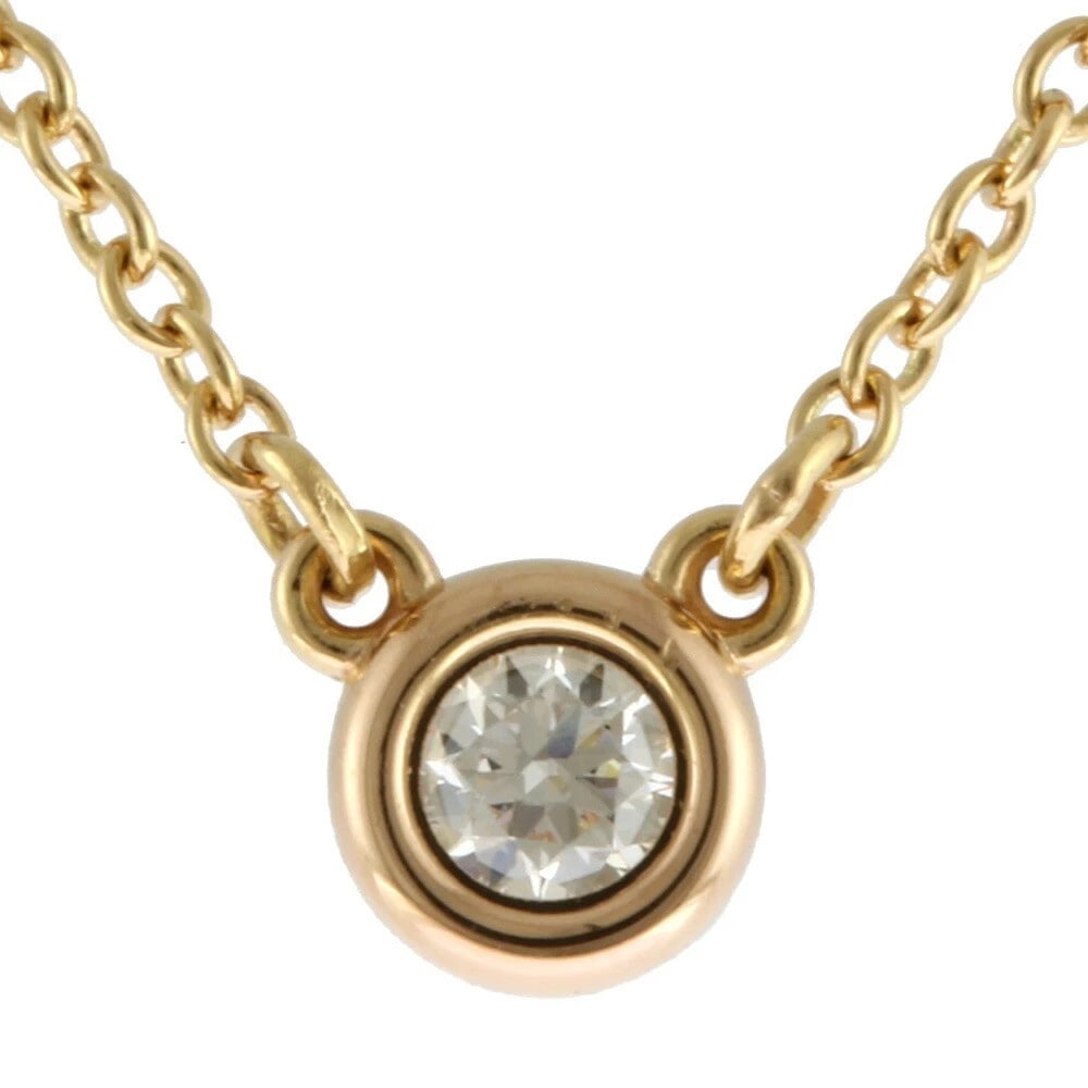 TIFFANY & CO. NECKLACE 18K ROSE GOLD: Tiffany & Co. Necklace 18K Rose Gold Brand: Tiffany & Co. Type: Necklace Material: 18K Pink Gold, Main Stone/Creation natural Color: Pink Gold Size: Necklace Length: Approx. 16.14 inches (41cm, includ