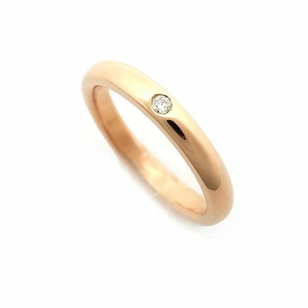TIFFANY & CO. ELSA PERETTI STACKING BAND RING 18K ROSE GOLD (1 of 2)