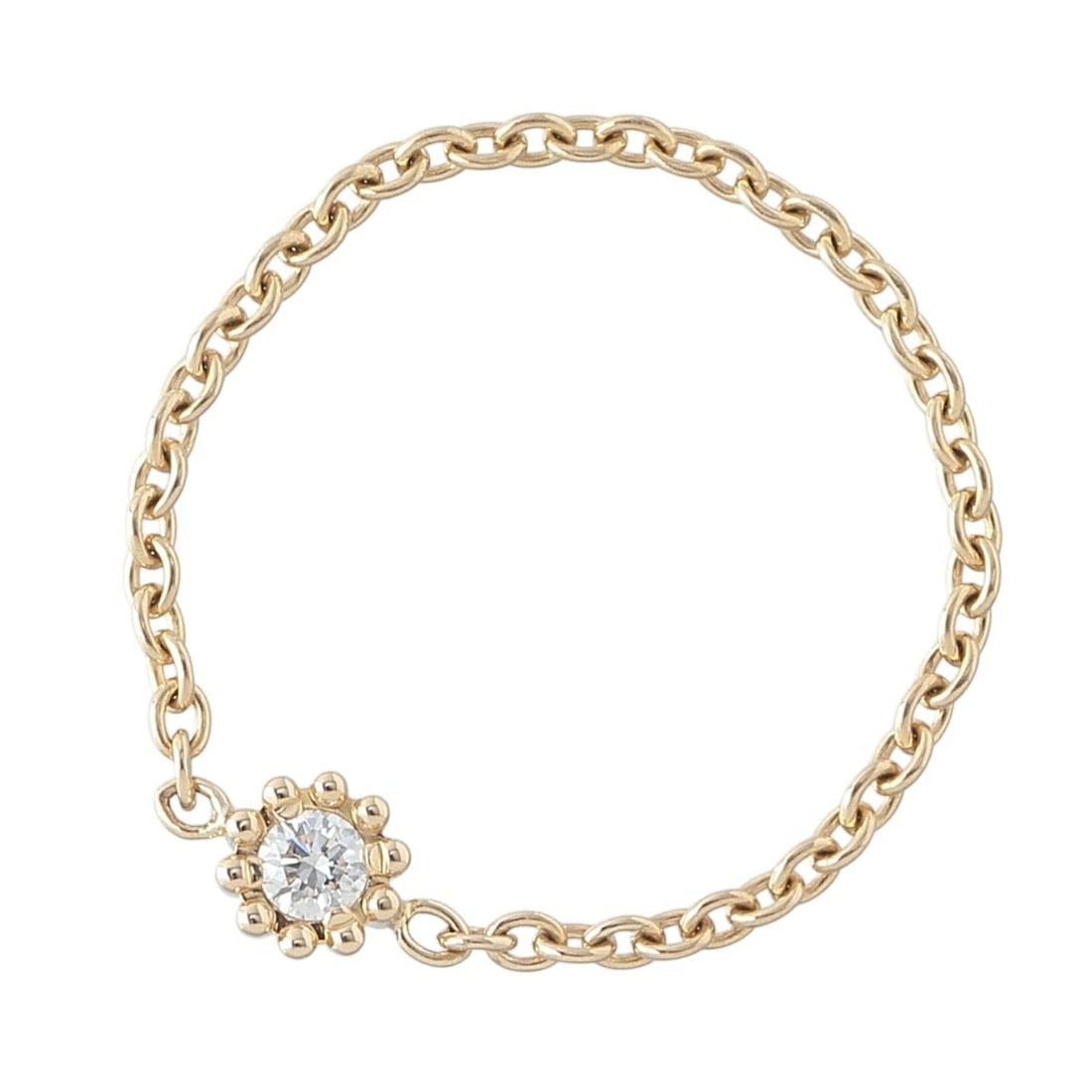 CHRISTIAN DIOR MIMIROSE DIAMOND RING K18 YELLOW GOLD: Christian Dior Mimirose Diamond Ring K18 Yellow Gold Brand: Dior Type: Ring Material: K18 Yellow Gold, Main Stone/Creation natural Color: Yellow Gold Size: US : 5 Accessories: None Accesso