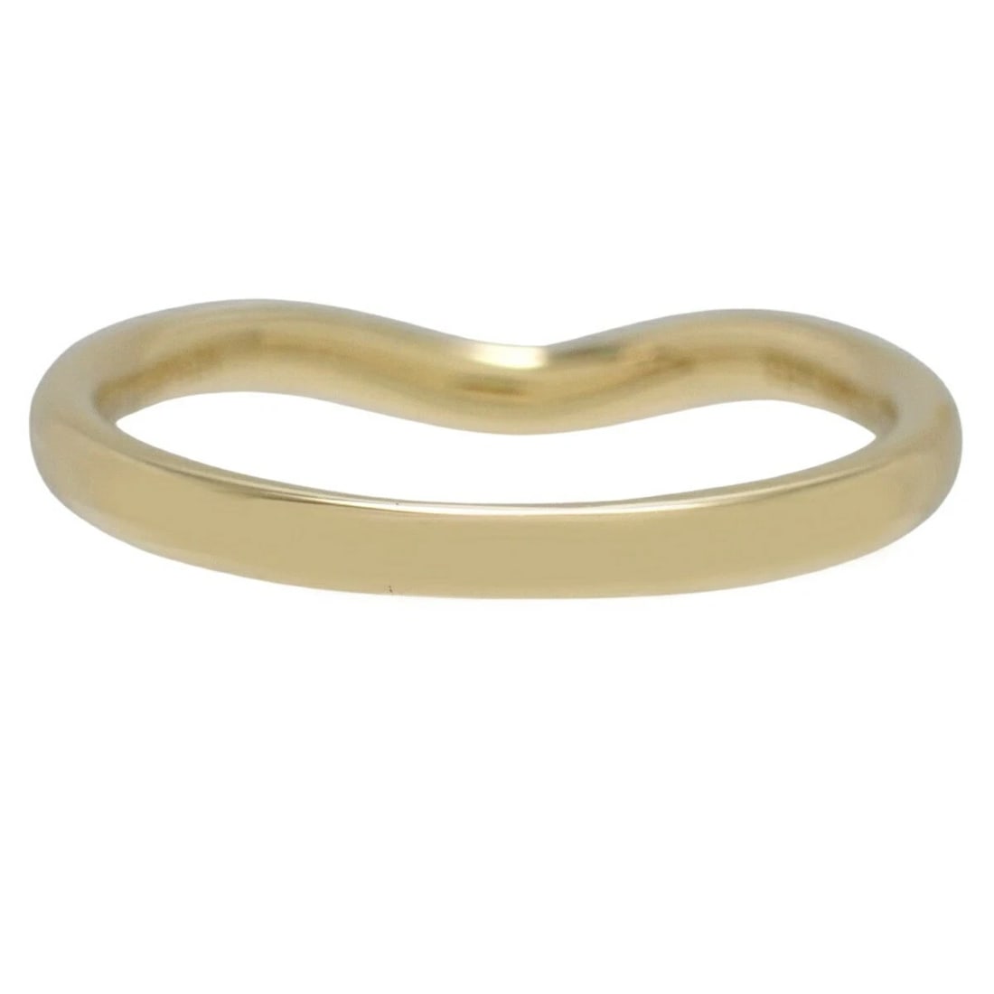 TIFFANY & CO CURVED BAND RING 18K YELLOW GOLD: Tiffany & Co Curved Band Ring 18K Yellow Gold Brand: Tiffany & Co. Type: Ring Material: 750 Yellow Gold, Color: Yellow Gold Size: US 6 Accessories: None Accessories Notice: When purchasing