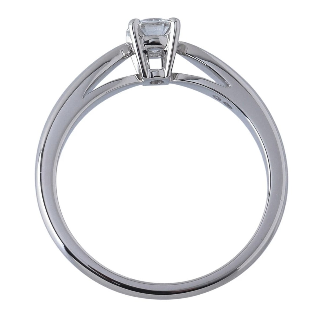 VCA BONHEUR SOLITAIRE DIAMOND RING PT950 - 2