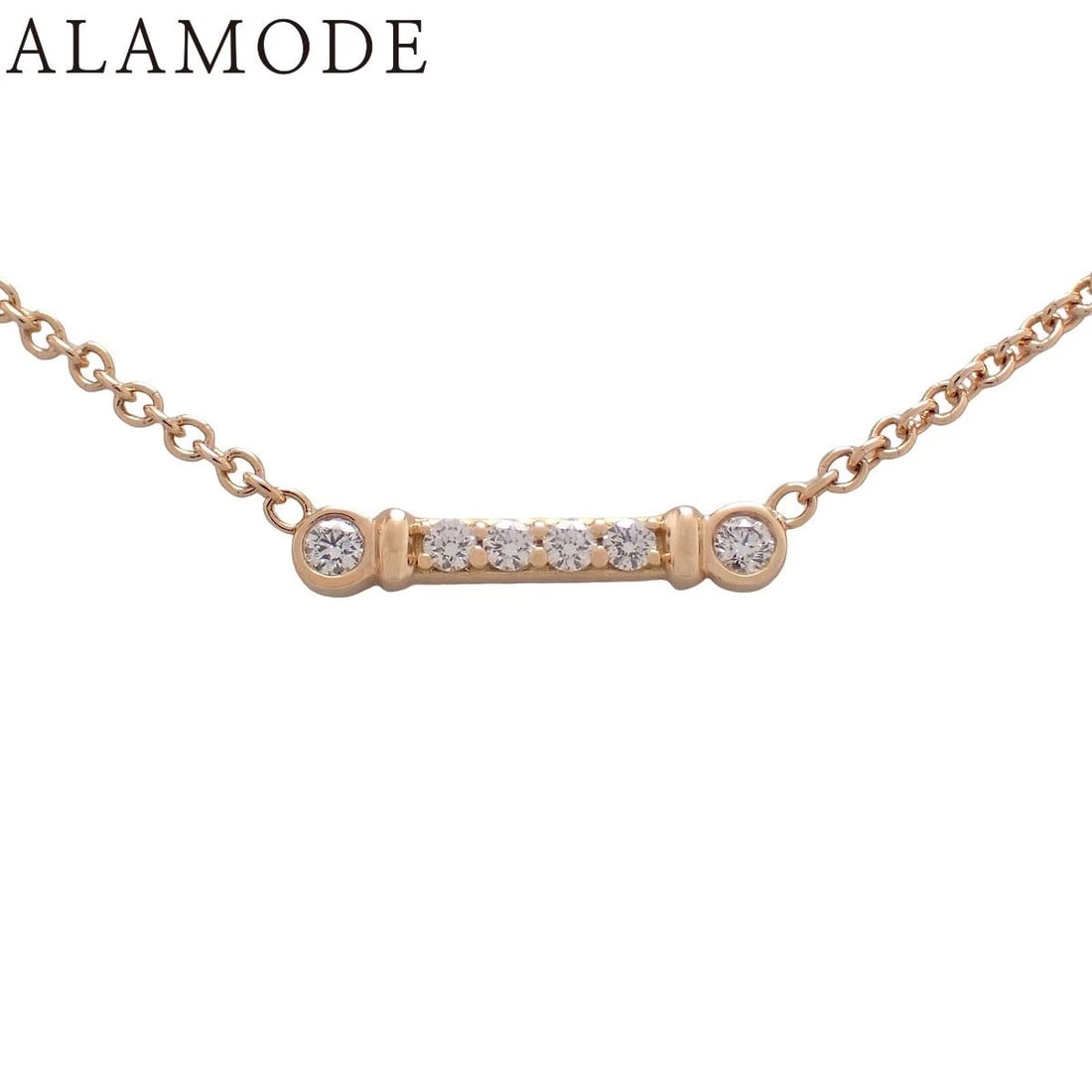 TIFFANY & CO FLEUR DE LIS KEY BAR NECKLACE 18K ROSE GOLD DIAMOND: Tiffany & Co Fleur de Lis Key Bar Necklace 18K Rose Gold Diamond Brand: Tiffany & Co. Type: Necklace Material: 18K Rose Gold, Main Stone/Creation Natural Color: Rose Gold Size: Approx. 0.06 x 0.43 in 