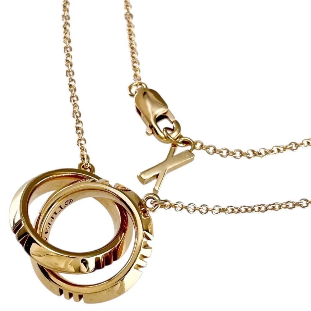 TIFFANY & CO. ATLAS X INTERLOCKING NECKLACE 18K ROSE GOLD: Tiffany & Co. Atlas X Interlocking Necklace 18K Rose Gold Brand: Tiffany & Co. Type: Necklace Material: 18K Rose Gold, Color: Rose Gold Size: Length: Approx. 16–18 in (AdjUS table) Chain Width: Appr
