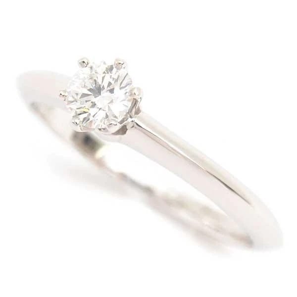 TIFFANY & CO. PT950 DIAMOND RING (1 of 3)