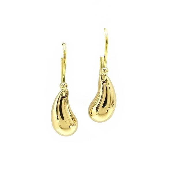 TIFFANY & CO ELSA PERETTI TEARDROP EARRINGS K18 YELLOW GOLD: Tiffany & Co Elsa Peretti Teardrop Earrings K18 Yellow Gold Brand: Tiffany & Co. Type: Earrings Material: 750 Yellow Gold, Color: Yellow Gold Size: Approx. 0.47 x 0.25 inches (12.0 x 6.3 mm) Acces