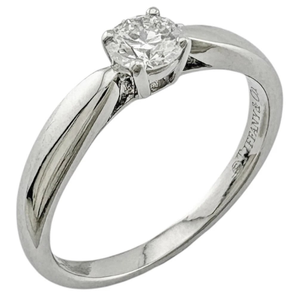 TIFFANY HARMONY DIAMOND RING PT950: Tiffany Harmony Diamond Ring Pt950 Brand: Tiffany & Co. Type: Ring Material: Platinum950, Main Stone/Creation Natural Color: Silver Size: US : 3.5 Accessories: None Accessories Notice: Whe