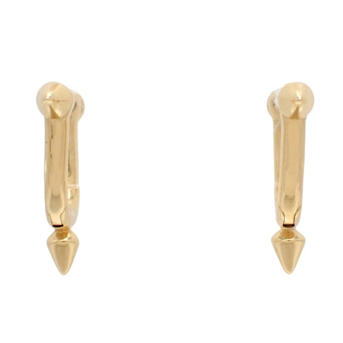 TIFFANY & CO. TITAN EARRINGS K18 YELLOW GOLD 18K GOLD: Tiffany & Co. Titan Earrings K18 Yellow Gold 18K Gold Brand: Tiffany & Co. Type: Earrings Material: 18k Yellow Gold, Color: Yellow Gold Size: ength: 0.59 in (1.5 cm) Width: 0.08 in (0.2 cm) Access