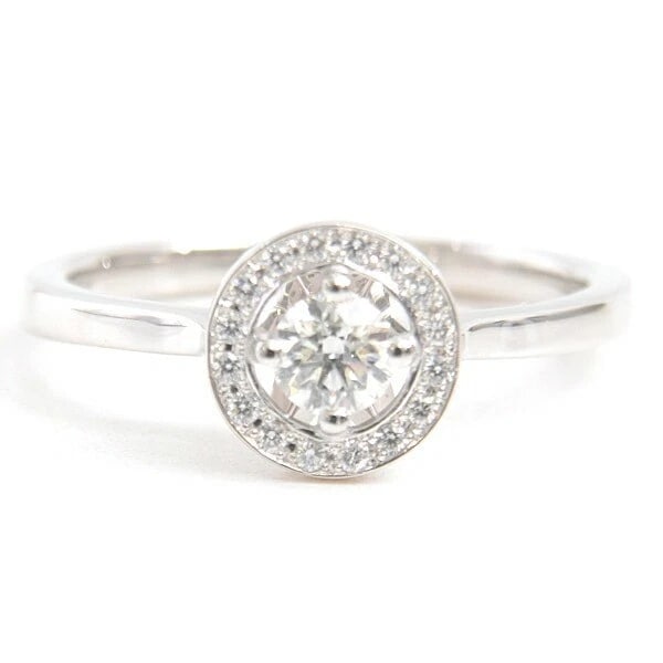 FOREVER MARK PT900 DIAMOND RING: FOREVER MARK Pt900 Diamond Ring Brand: FOREVER MARK Type: Ring Material: Platinum900, Main Stone/Creation Natural Color: Platinum Size: US : 6.25 Accessories: None Accessories Notice: When