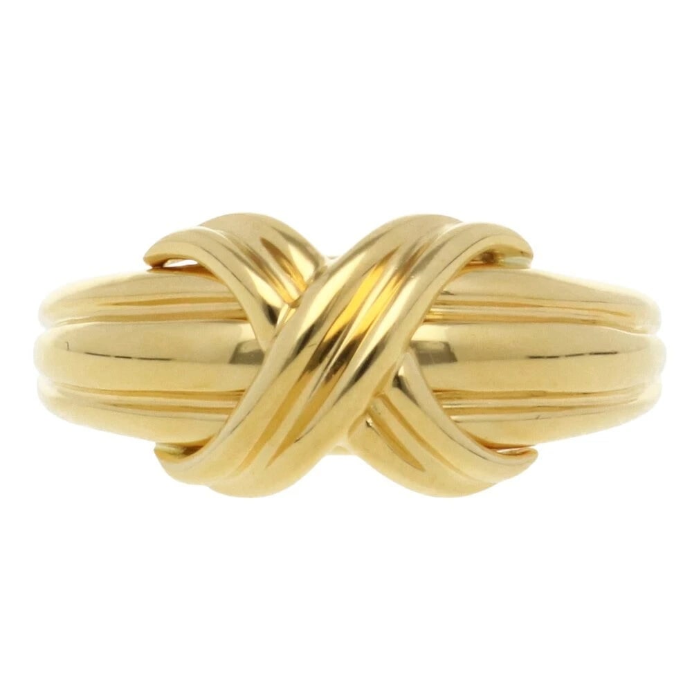 TIFFANY & CO. SIGNATURE RING 18K YELLOW GOLD (1 of 3)
