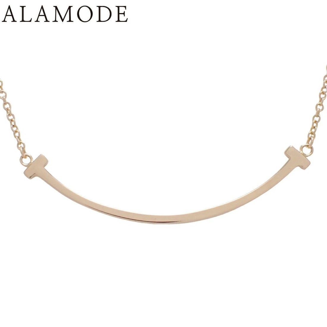 TIFFANY & CO SMILE SMALL PENDANT NECKLACE 18K PINK GOLD: Tiffany & Co Smile Small Pendant Necklace 18K Pink Gold Brand: Tiffany & Co. Type: Necklace Material: , Color: Pink Gold Size: Pendant Size: Approx. 1.42 in Chain Length: Approx. 16 / 18 Accessori