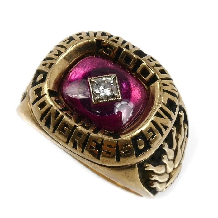 BALFOUR CONGRESS RING DIAMOND 10K YELLOW GOLD (1 of 2)