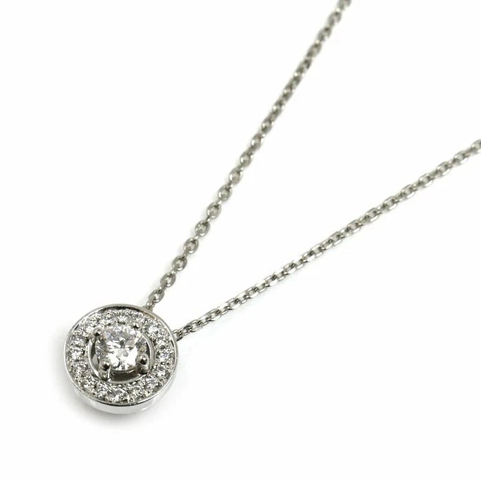 FOREVERMARK CENTER OF MY UNIVERSE PLATINUM DIAMOND NECKLACE: Forevermark Center of My Universe Platinum Diamond Necklace Brand: Forevermark Type: Necklace Material: Platinum(Pt900 / Pt850), Main Stone/Creation Natural Color: Silver Size: Chain Length: Approx. 1